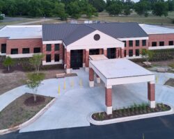 Birds eye view of a building