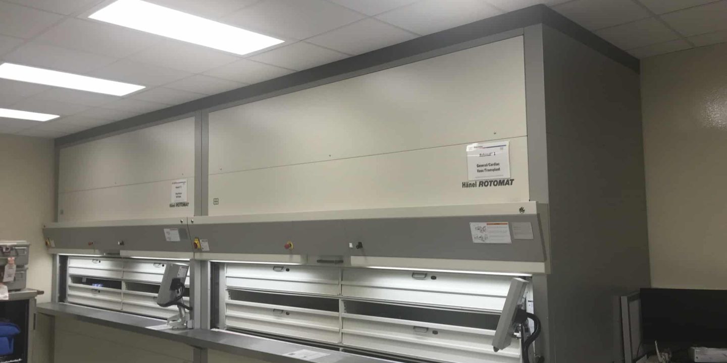 Sterile Processing Service machinery at VA Houston