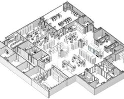 Floor plans for VA Augusta Pharmacy