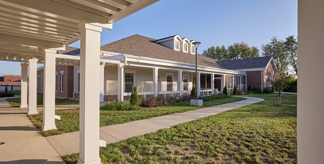 Outdoor shaded sidewalks and yards