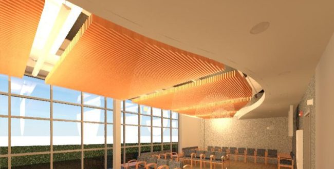 Rendering of lobby area