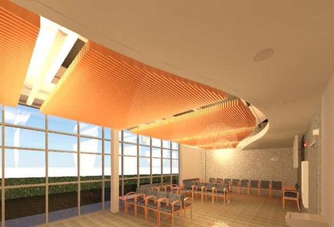 Rendering of lobby area