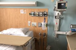 Hospital bed and medical equipment