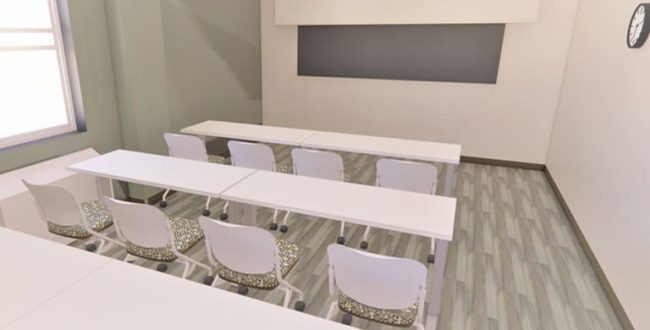 Rendering of classroom