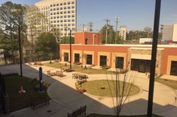 Exterior sitting area and patio